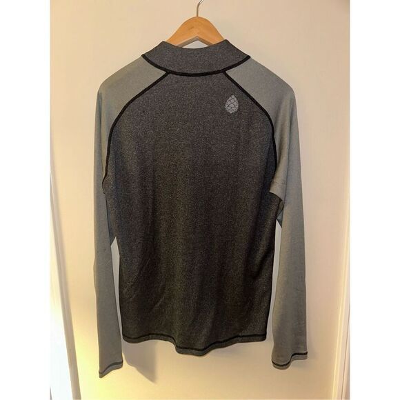 Women's Stio Gray 1/4 Zip Sweatshirt Large - Picture 3 of 3
